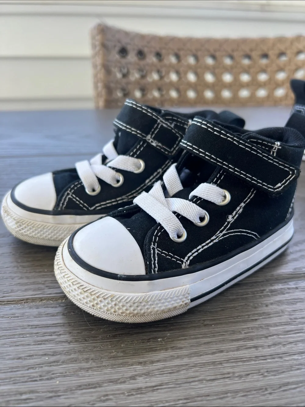 Converse High Tops, Boys Shoes, Sizes 5 and 7